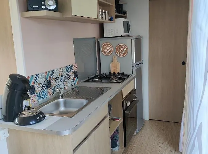 Campsite Mobile 4 Pers Bois Dormant 494 *